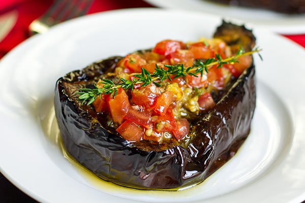 Paleo Roasted Eggplant