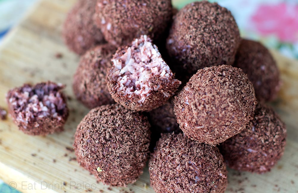 paleo-cherry-ripe-chocolate-truffles