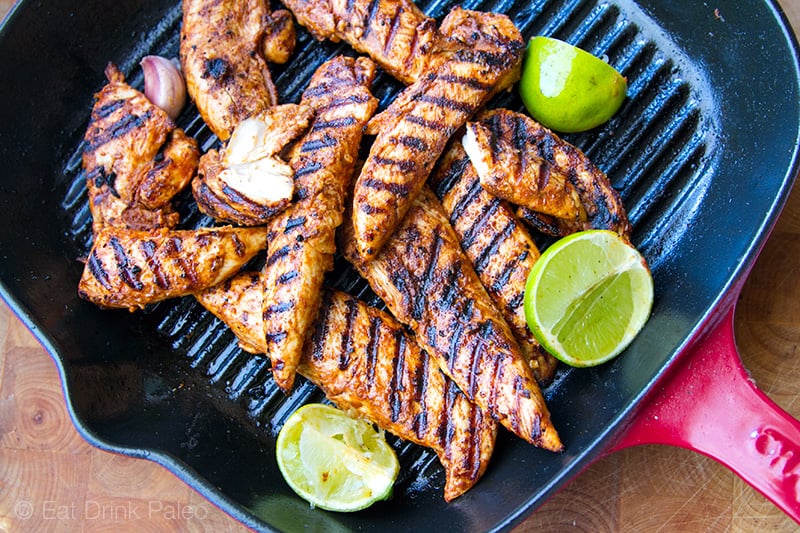 Poulet épicé au paprika et au citron vert