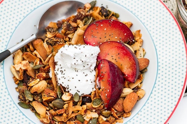 Paleo granola recept