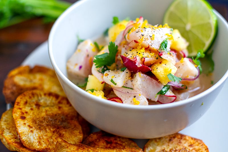 what to serve ceviche with
