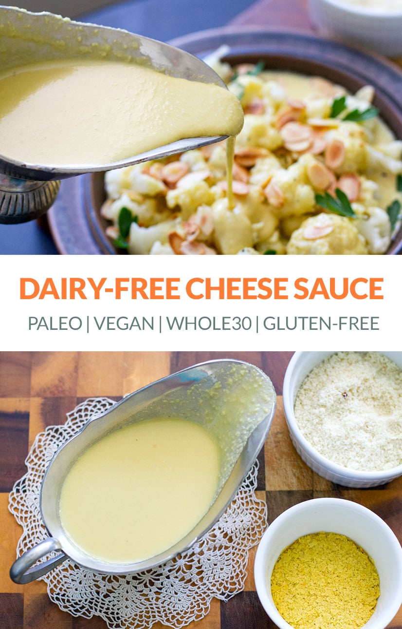 Vegan &b Paleo Cheese Sauce (Dairy-Free, Gluten-Free)