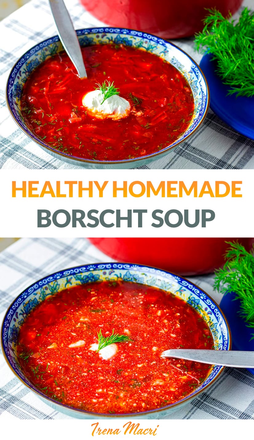 Borscht Beet Soup Recipe (Vegetarian, Gluten-Free)