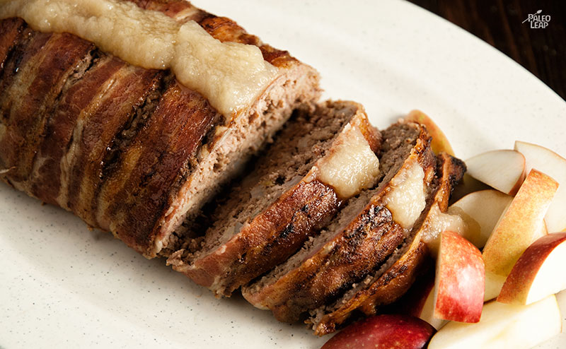 Ground Pork and Apple Meatloaf by Paleo Leap