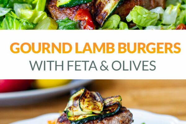 Lamb Burgers With Feta & Olives (Low-Carb, Gluten-Free)