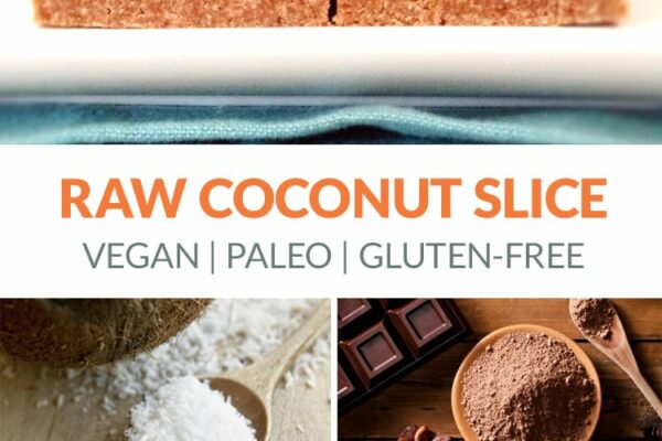 Shredded Coconut Slice (Vegan, Paleo, Gluten-free)