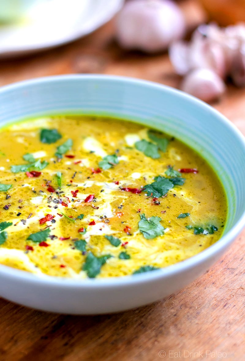 Thirty-Clove Garlic Soup (Healing, Gut-Health, Vegan, Gluten-free, Paleo)