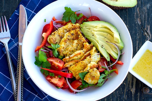 Paleo Chicken Avocado Salad