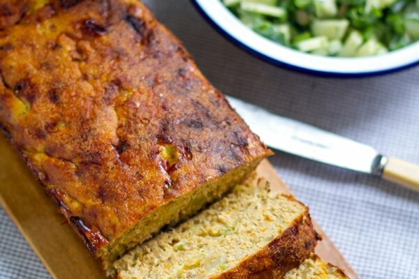Salmon Loaf With Cucumber Salad (Paleo, Whole30, Low-Carb)