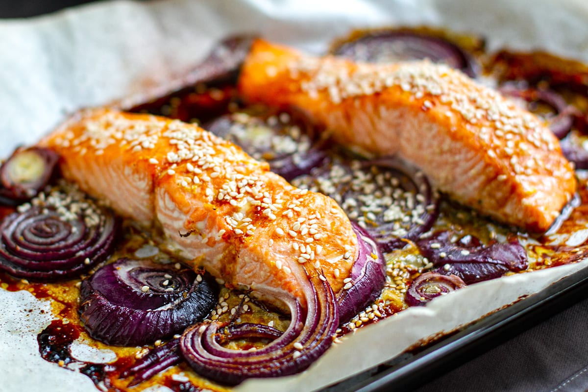 Paleo Orange Teriyaki Baked Salmon Irena Macri Food Fit For Life