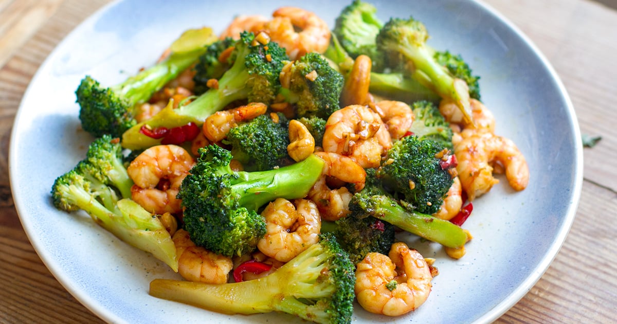 Prawn Stir-Fry With Broccoli & Cashew Nut - Irena Macri | Food Fit For Life