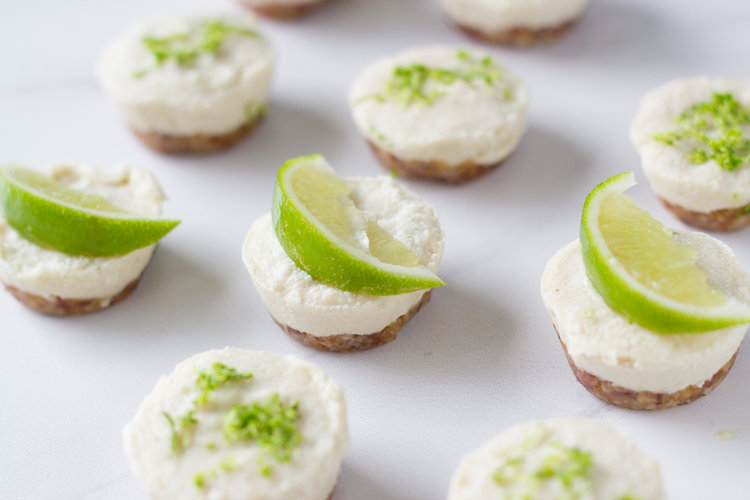 Paleo Key Lime Mini Cheesecakes