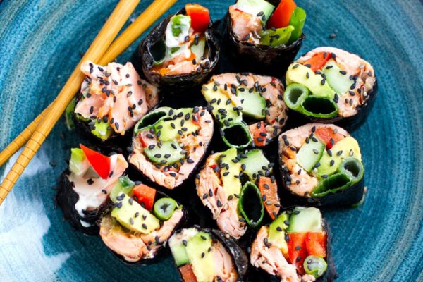 Paleo Sushi Rolls as wraps
