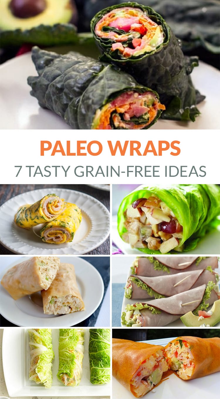 Paleo Wraps - 7 Tasty Grain-free, Dairy-Free Ideas & Recipes