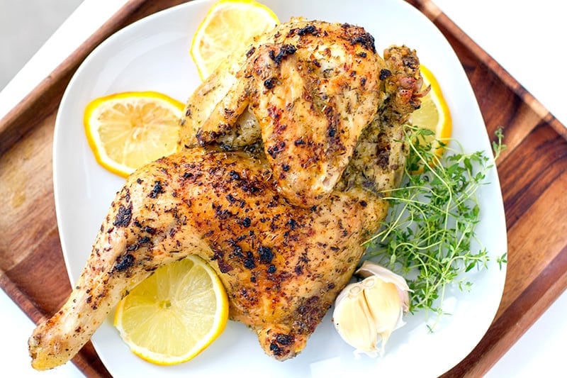 Greek Style Roast Chicken With Garlic Lemon Herbs Whole30 Paleo