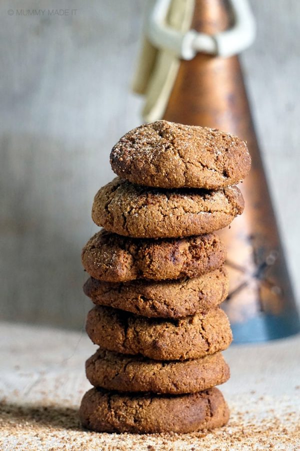 Soft & Chewy Gingerbread Cookies (Paleo, Gluten-Free)