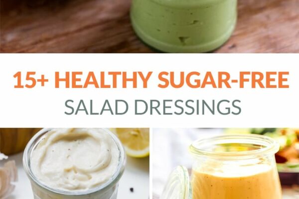 15+ Sugar-free Salad Dressing Recipes That Are Paleo, Whole30 & Keto Friendly | #salad #dressings #sugarfree #paleo #whole30 #keto