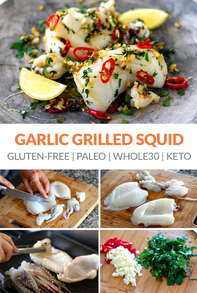 Squid Recipes: Grilled With Garlic, Parsley & Olive Oil