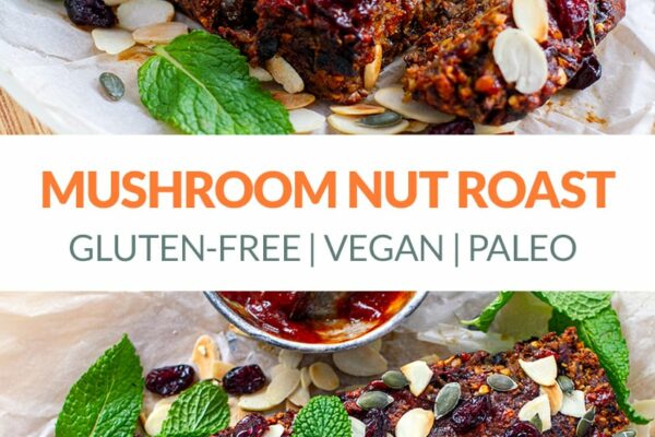Mushroom Nut Roast (Vegan, paleo)
