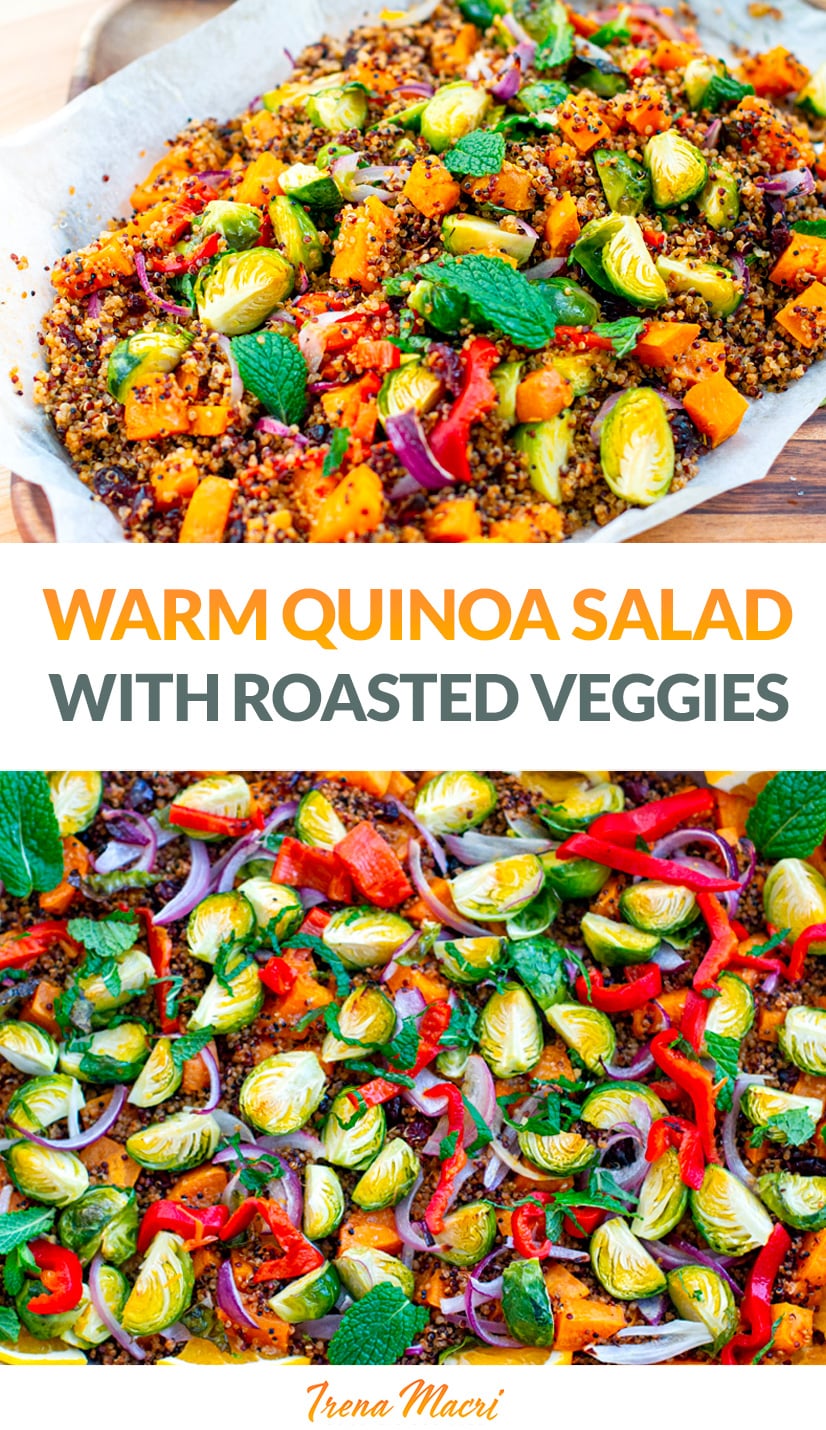 Quinoa Salad With Roasted Vegetables & Citrus Dressing