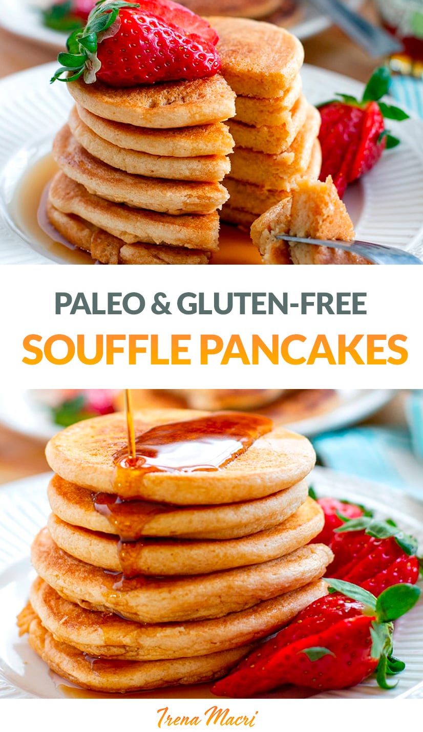 Souffle Pancakes (Paleo, Gluten-Free, Japanese-Inspired)