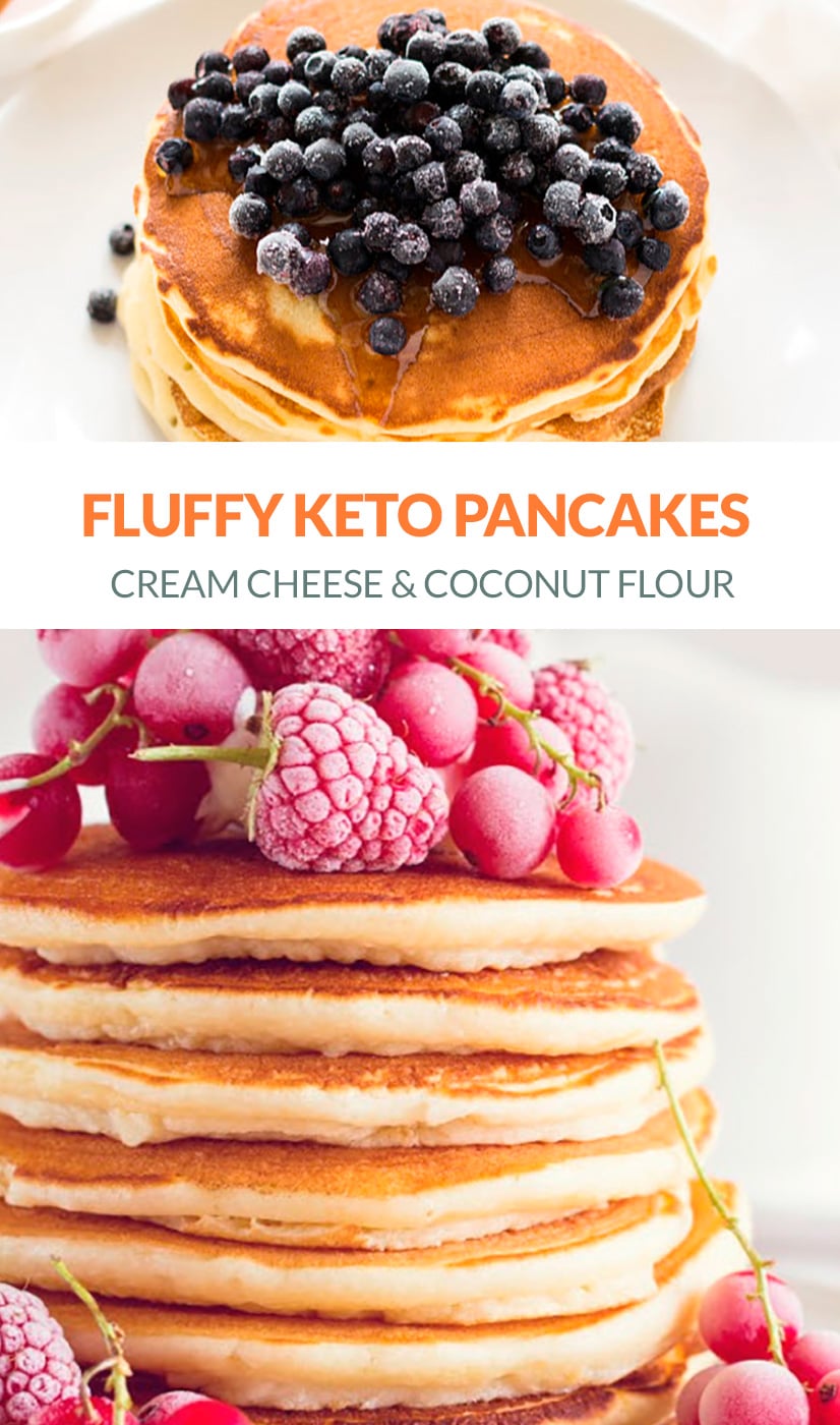 Fluffy Keto Pancakes With Coconut Flour
