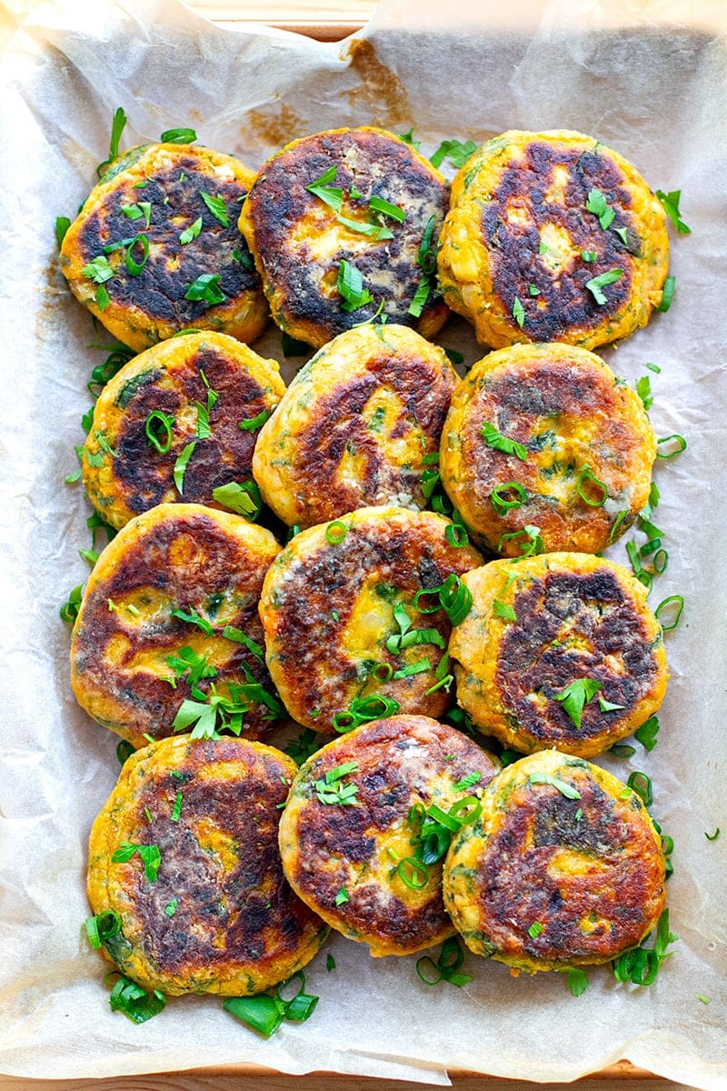 Vegetable Patties With Kale & Sweet Potatoes