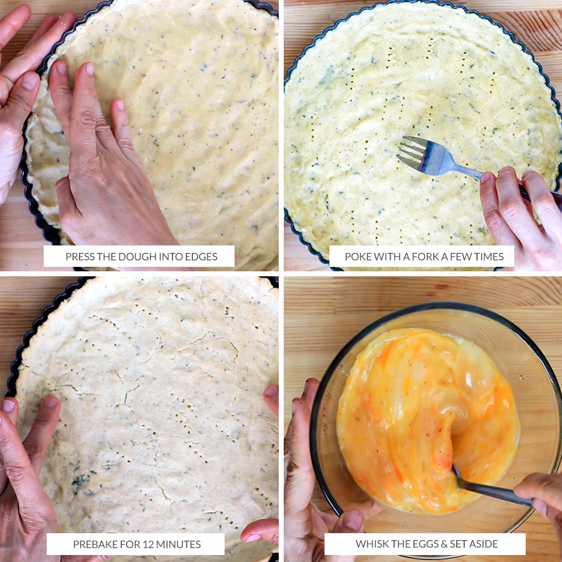 How to make grain-free, gluten-free tart crust - shaping the base