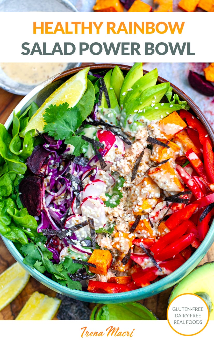Healthy Power Bowl Rainbow Salad