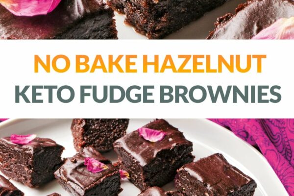 No-Bake Hazelnut Keto Fudge Brownies