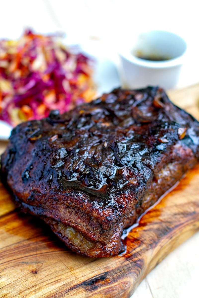 Oven-Cooked Brisket With Worcestershire & Balsamic Reduction