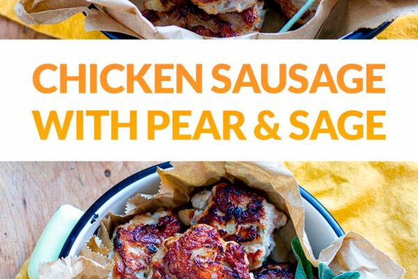 Chicken Sausage Patties With Pear & Sage (Whole30, Gluten-Free, Paleo)