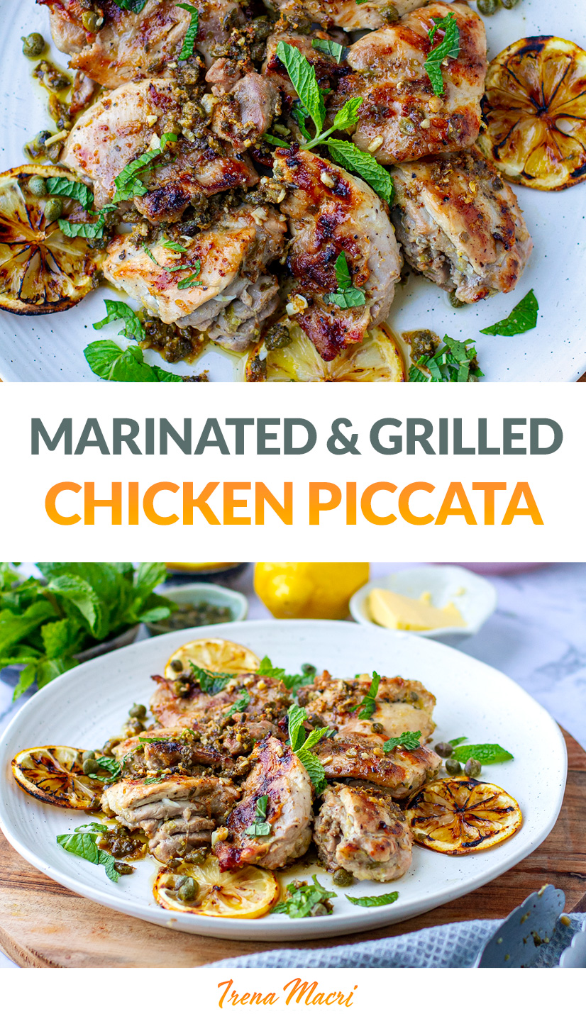 Marinated & Grilled Chicken Piccata