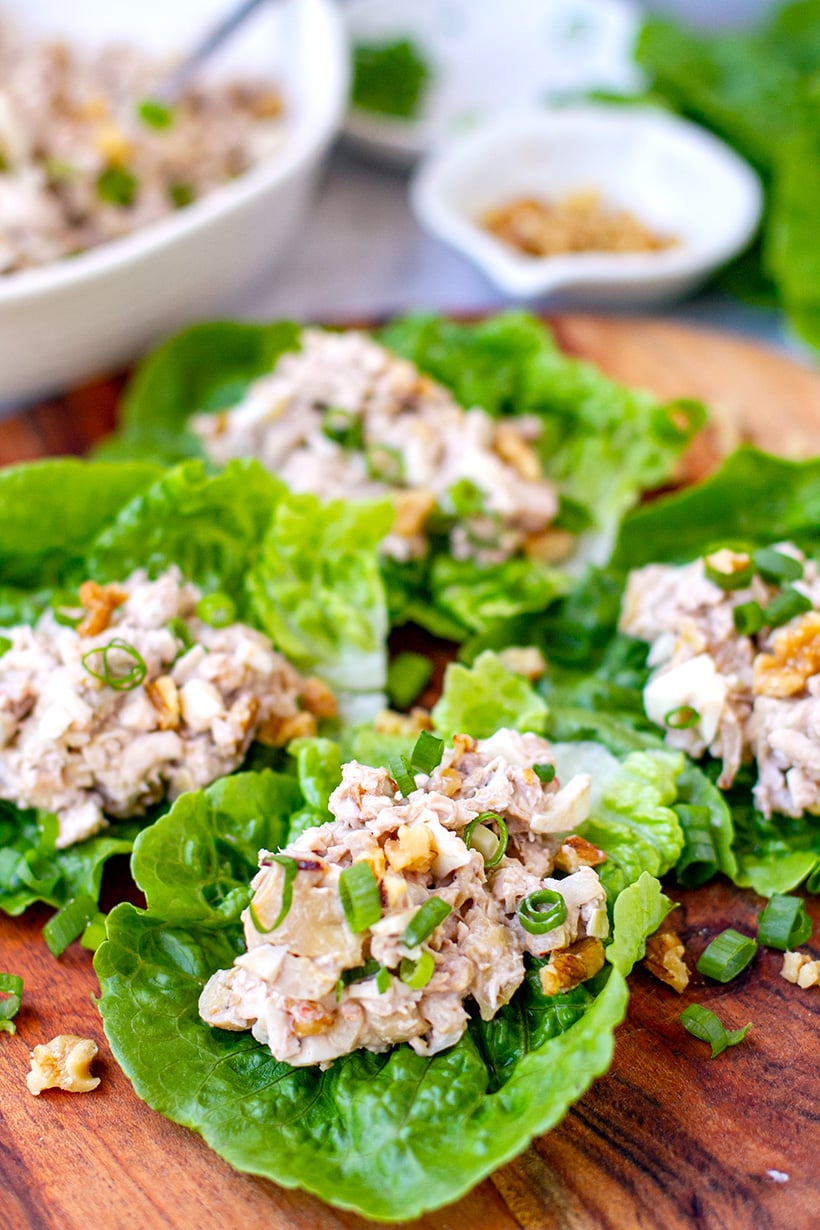 Creamy Chicken Salad With Lettuce Wraps