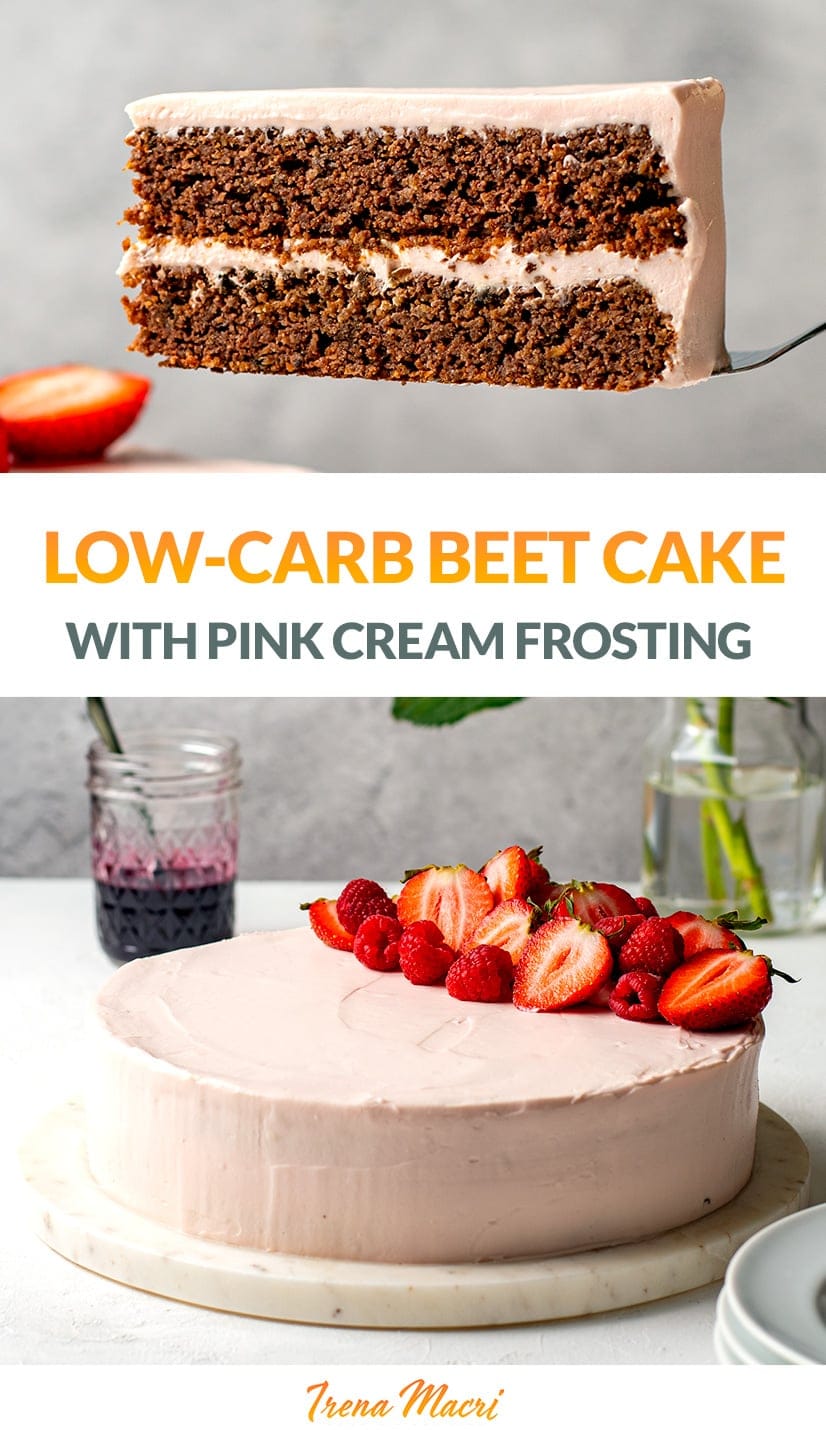 LowCarb Red Velvet Cake With Beets (No Added Colours)