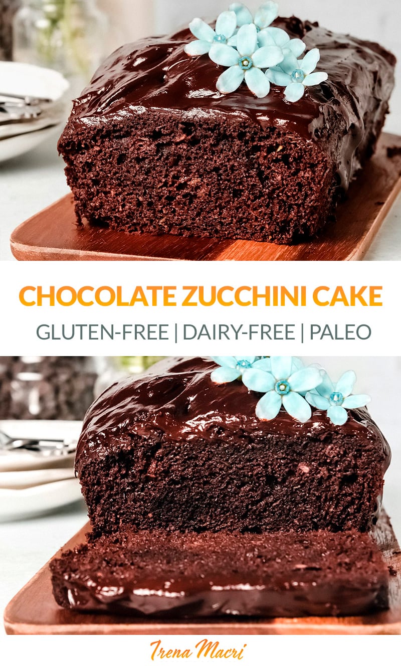 Chocolate Zucchini Cake (Gluten-Free, Dairy-Free, Paleo)