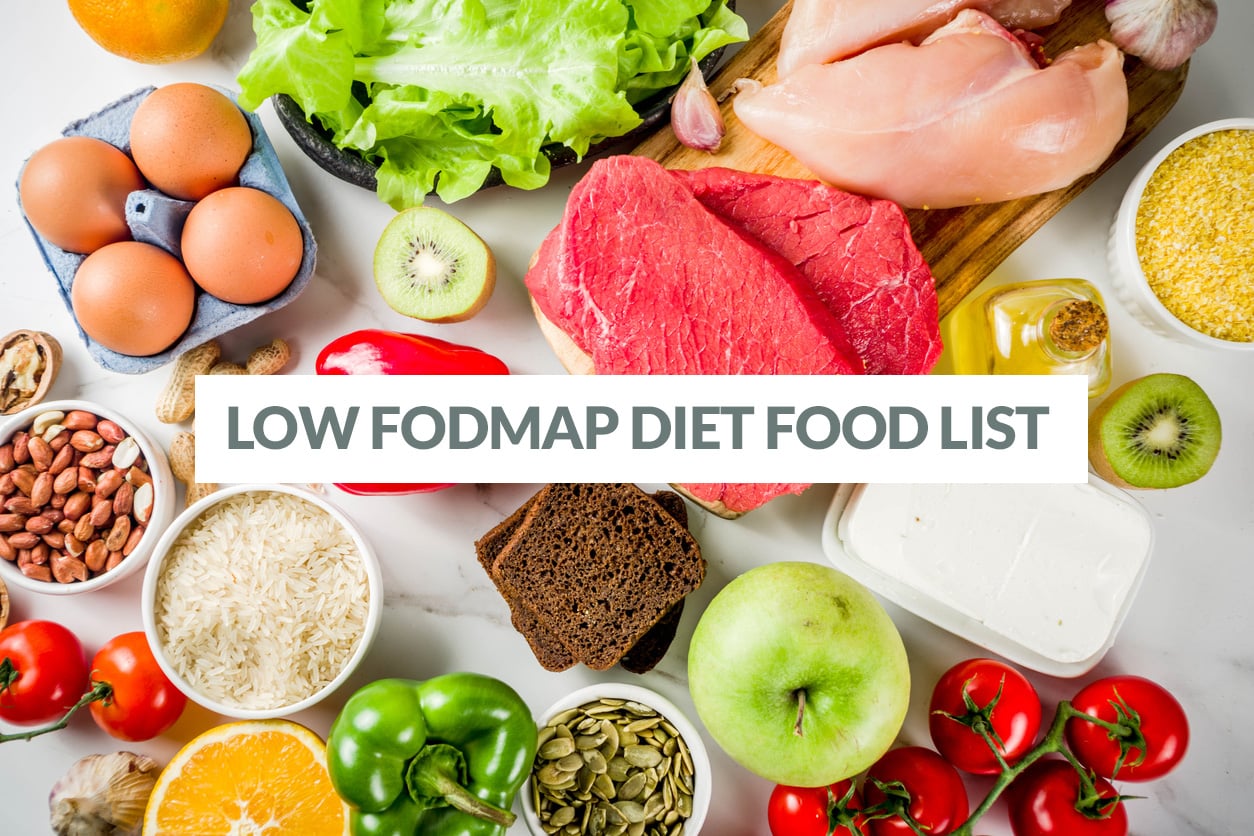 Low FODMAP diet food list