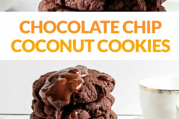 Coconut Chocolate Chip Cookies (Vegan, Gluten-Free, Paleo)
