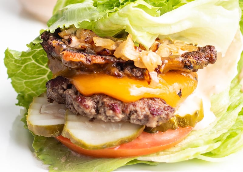 Keto in and out burgers