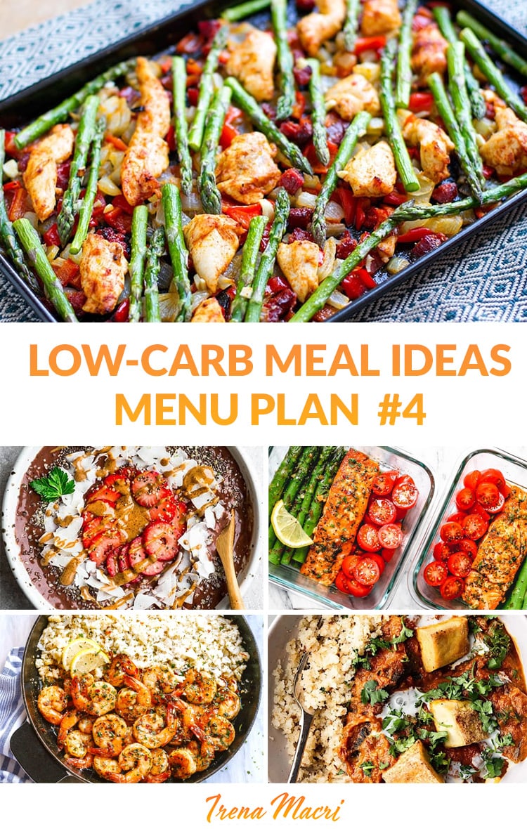 Ideas de planes de comidas bajas en carbohidratos #4