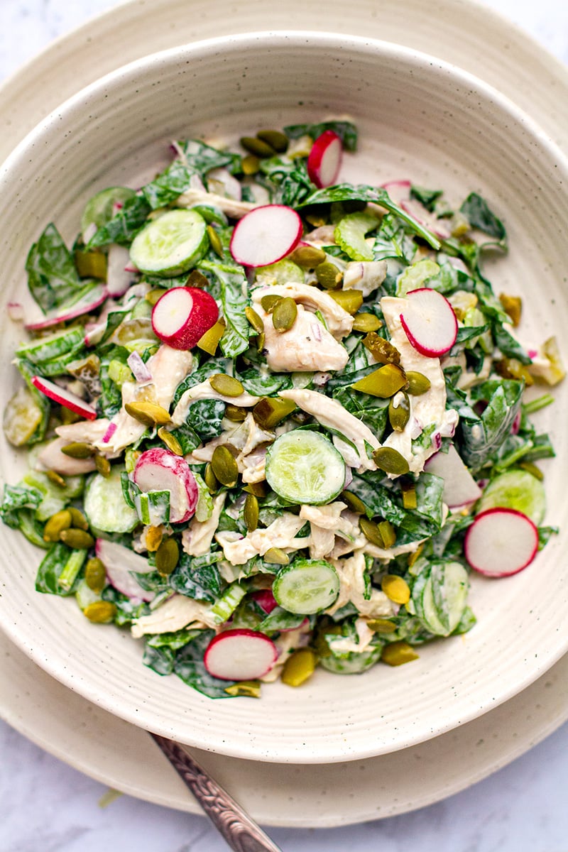 Rotisserie Chicken Salad Recipe (Keto, Gluten-Free, Low-Calorie)
