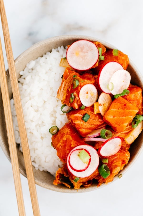 Kimich Salmon Poke Bowl 