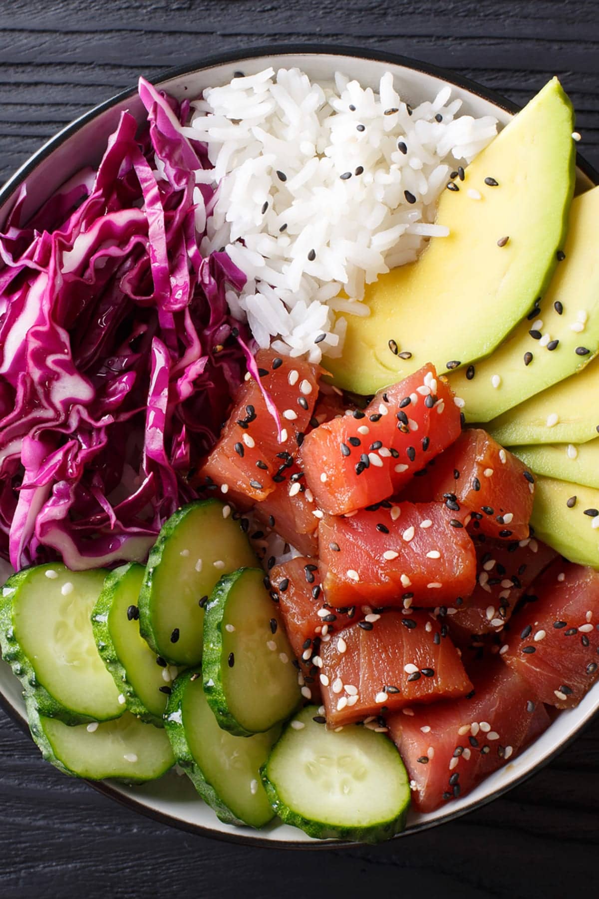 What is a poke bowl? Hawaiian Poke Bowl With Ahi Tuna