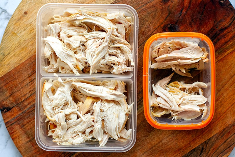 How to freeze rotisserie chicken