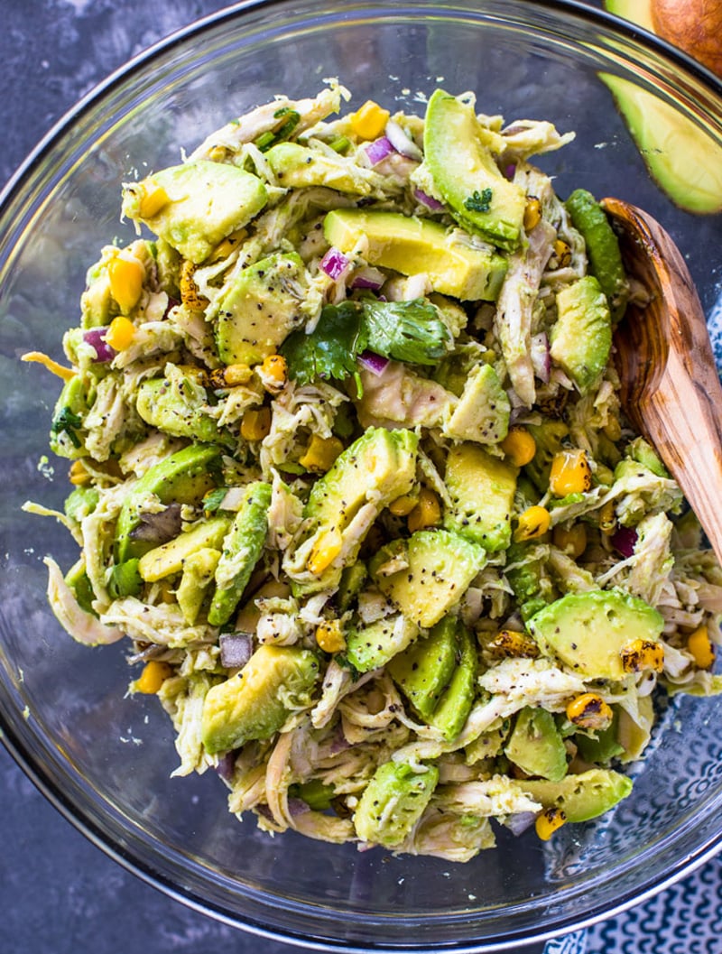Healthy Chicken Avocado Salad
