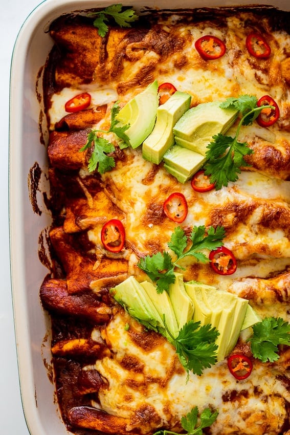 ROTISSERIE CHICKEN ENCHILADAS